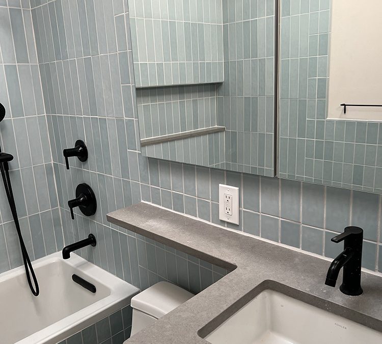 Dated Bathroom Design & Remodel